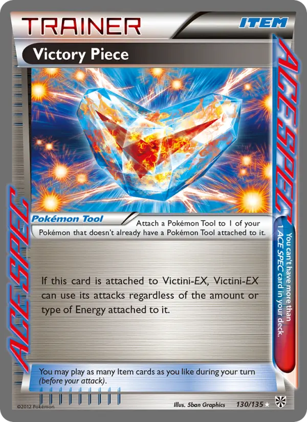 Victory Piece Rare rarity Plasma Storm Pokémon card price — $3.46