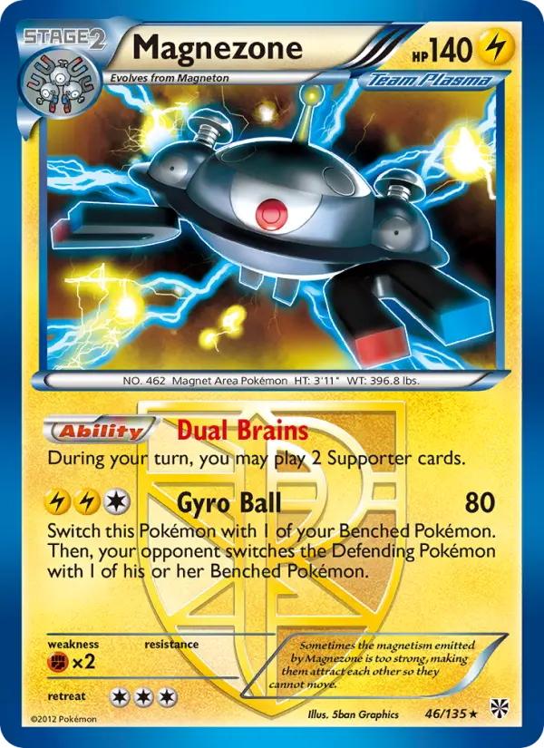 Magnezone Rare rarity Plasma Storm Pokémon card price — $18.09