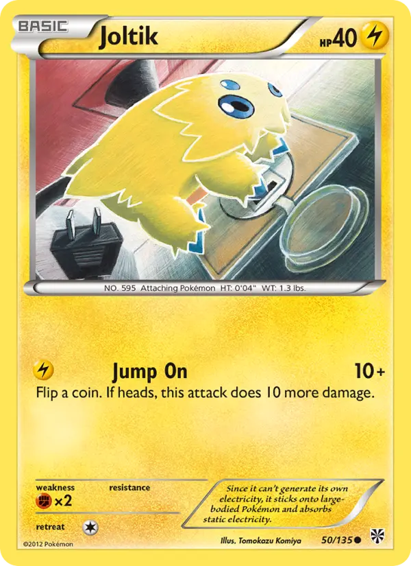 Joltik Common rarity Plasma Storm Pokémon card price — $6.92
