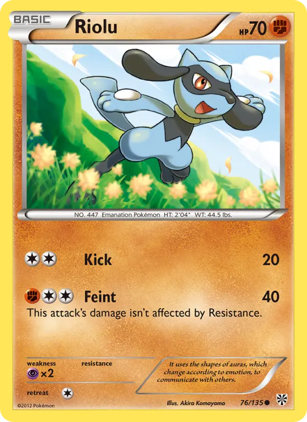 Riolu Common rarity Plasma Storm Pokémon card price — $3.91