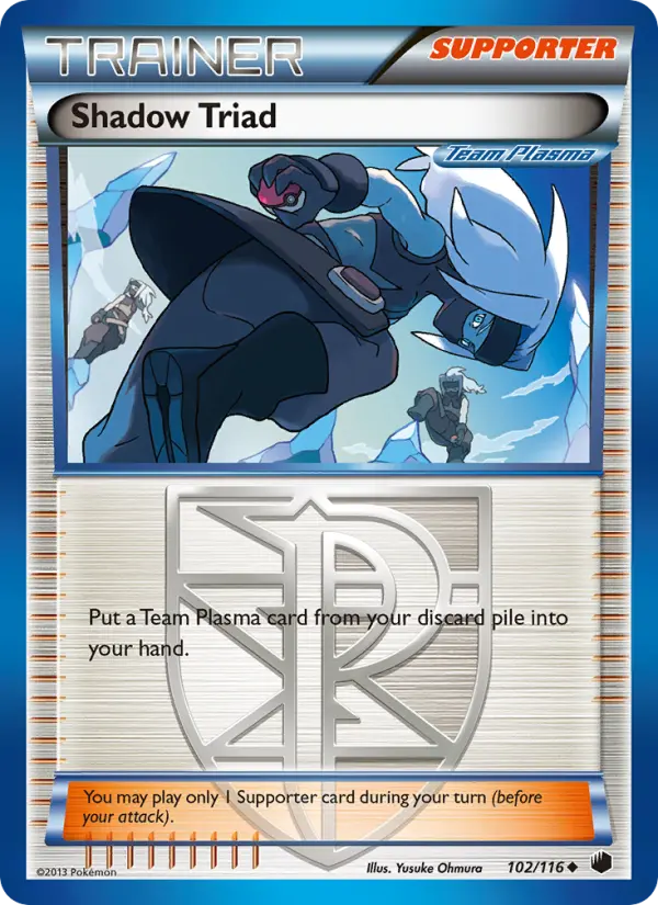 Shadow Triad Uncommon rarity Plasma Freeze Pokémon card price — $2.77