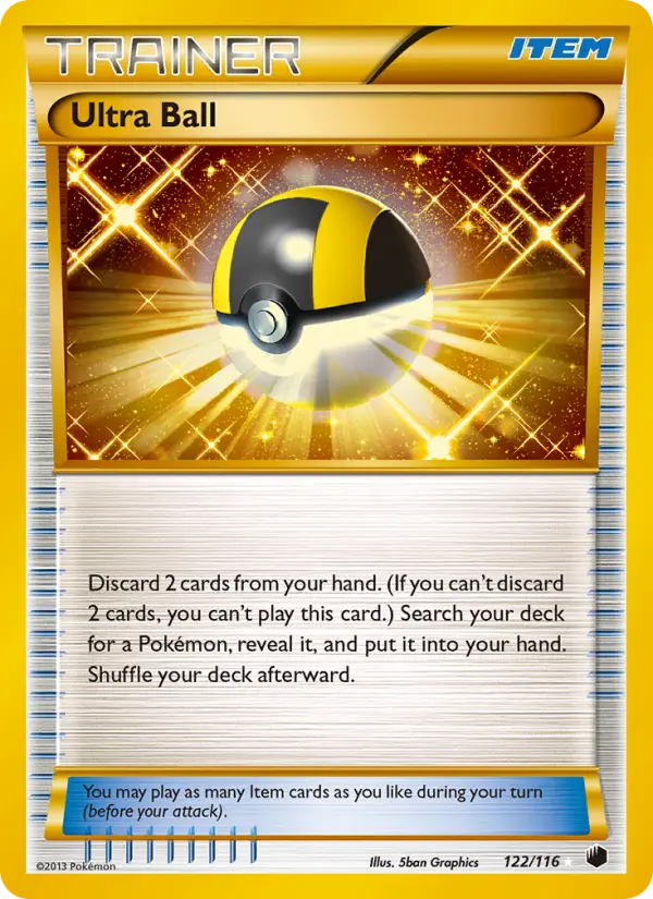Ultra Ball Secret Rare rarity Plasma Freeze Pokémon card price — $698.84