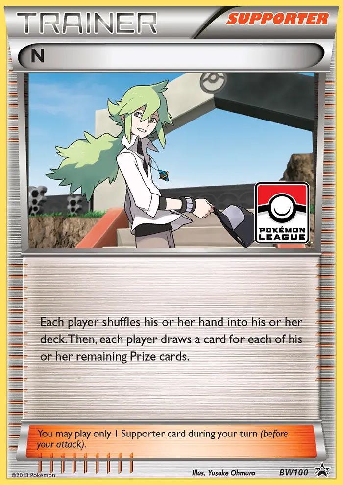 N Uncommon rarity BW Black Star Promos Pokémon card price