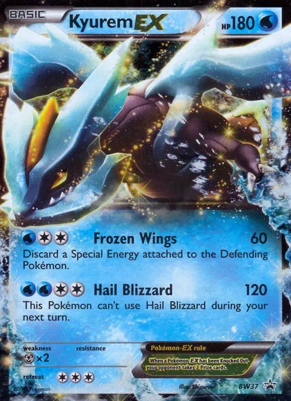 Kyurem-EX Rare rarity BW Black Star Promos Pokémon card price