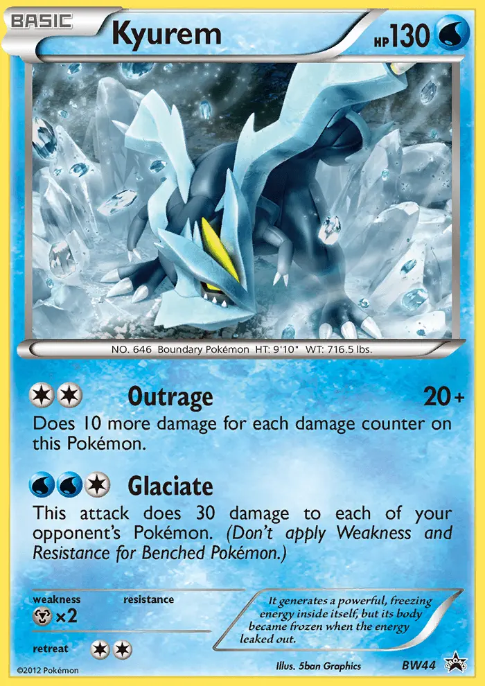 Kyurem Rare rarity BW Black Star Promos Pokémon card price