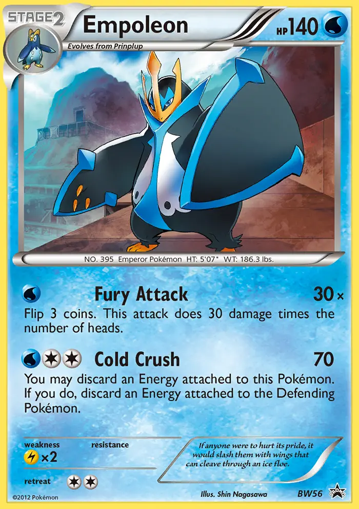 Empoleon Common rarity BW Black Star Promos Pokémon card price