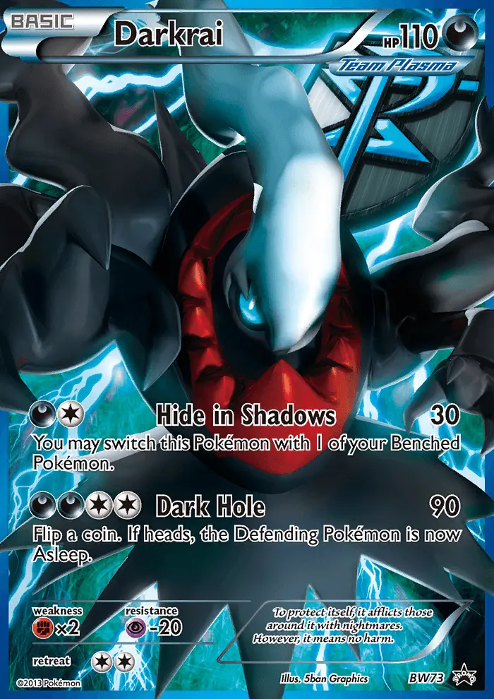 Darkrai Common rarity BW Black Star Promos Pokémon card price