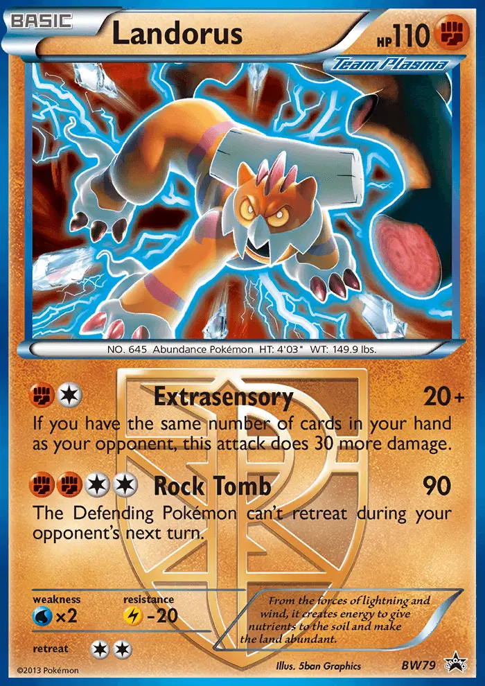 Landorus Common rarity BW Black Star Promos Pokémon card price
