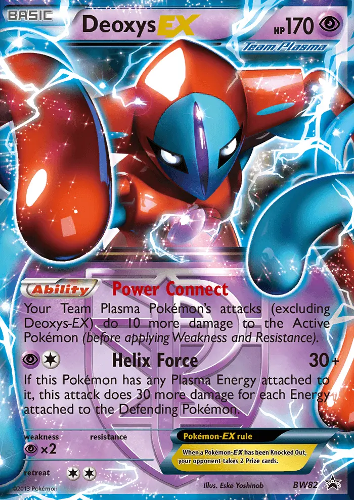 Deoxys-EX Rare rarity BW Black Star Promos Pokémon card price