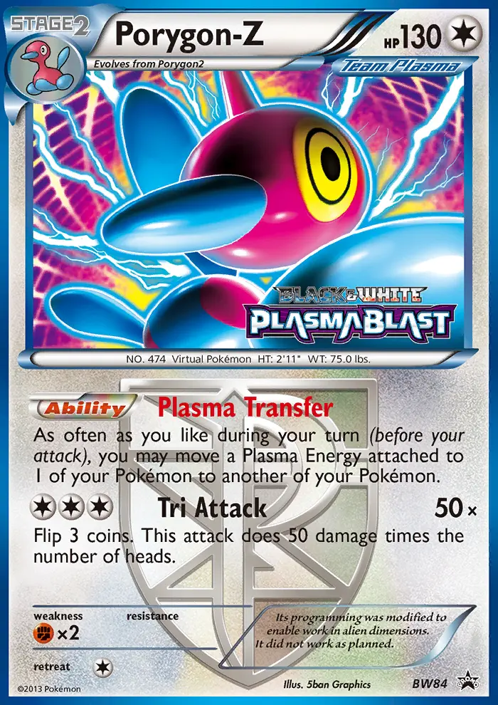 Porygon-Z Common rarity BW Black Star Promos Pokémon card price