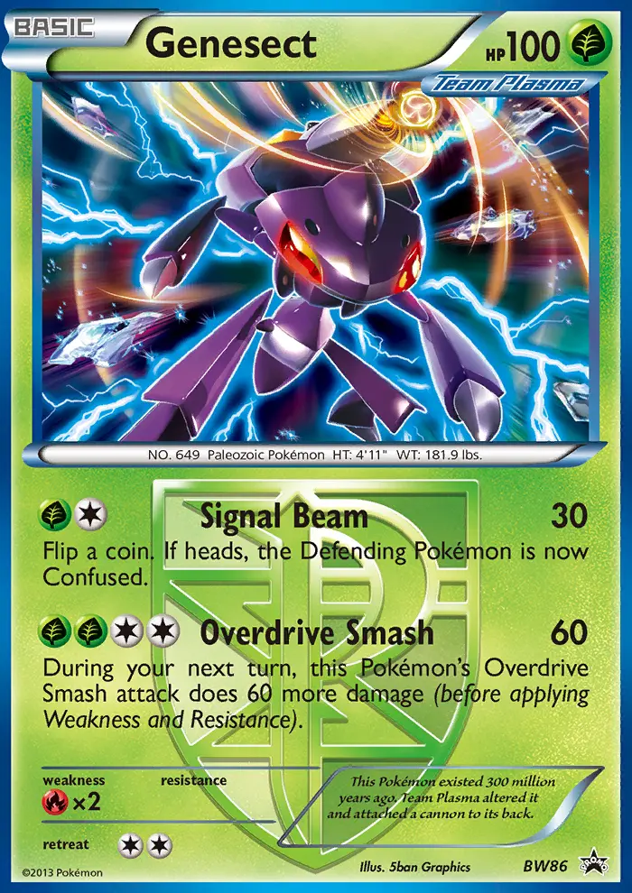 Genesect Common rarity BW Black Star Promos Pokémon card price