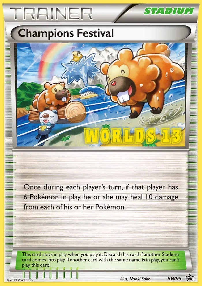 Champions Festival Common rarity BW Black Star Promos Pokémon card price