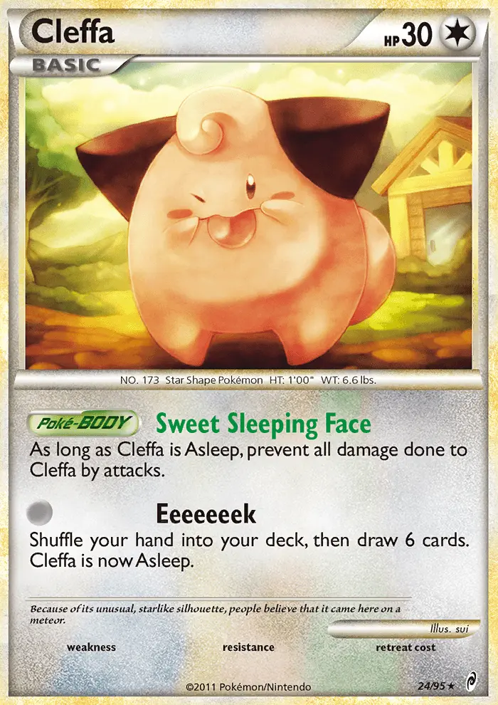Cleffa Rare rarity Call of Legends Pokémon card price — $15.00
