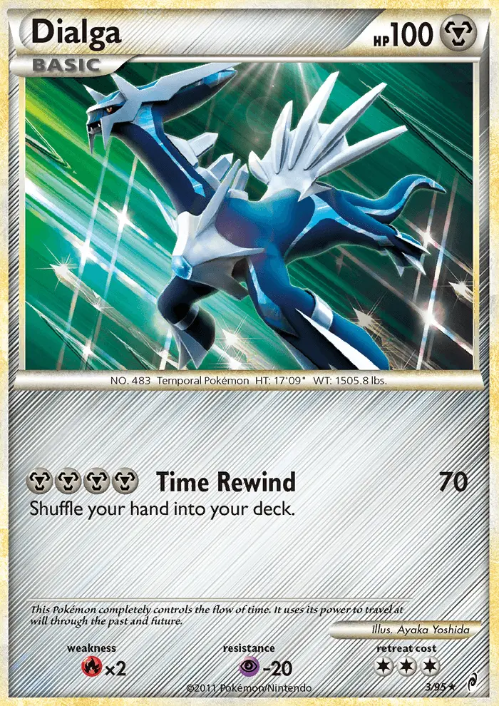 Dialga Holo Rare rarity Call of Legends Pokémon card price — $36.72
