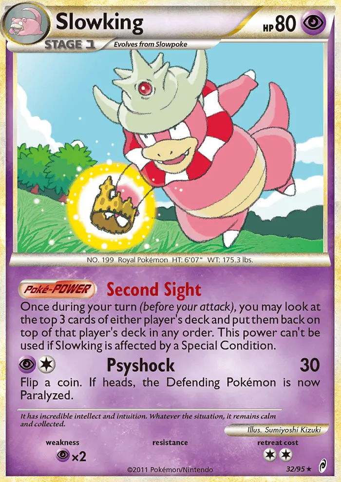 Slowking Rare rarity Call of Legends Pokémon card price — $22.75