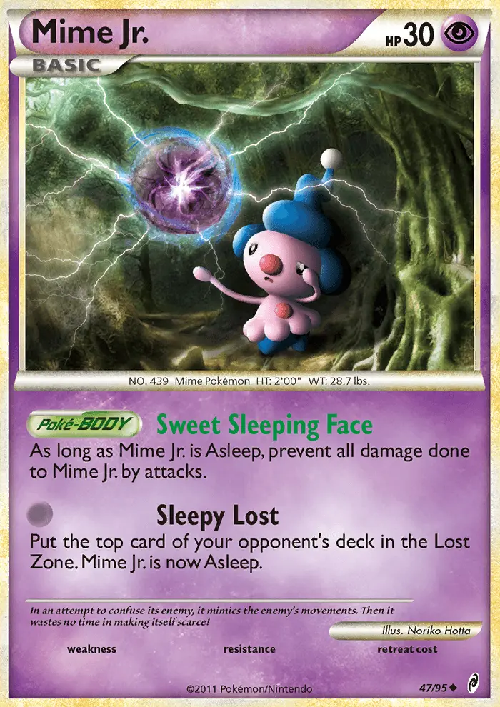 Mime Jr. Uncommon rarity Call of Legends Pokémon card price — $5.74