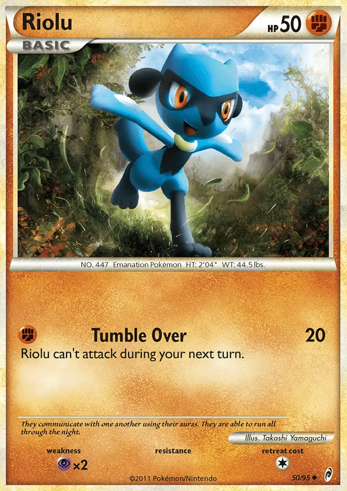 Riolu Uncommon rarity Call of Legends Pokémon card price — $8.73