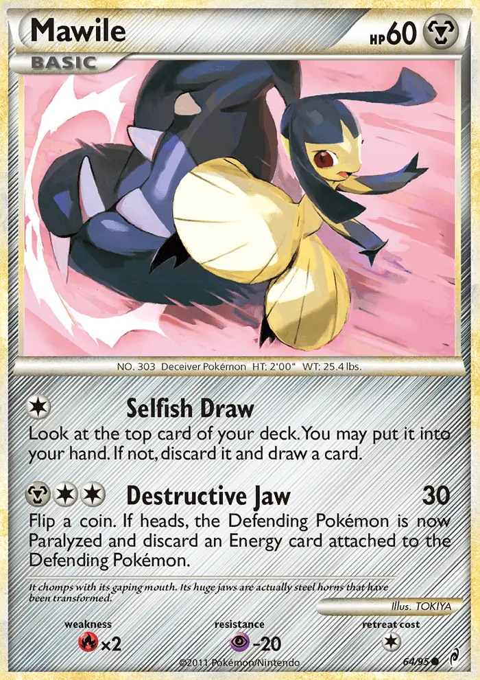 Mawile Common rarity Call of Legends Pokémon card price — $11.03