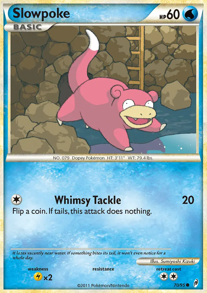 Slowpoke Common rarity Call of Legends Pokémon card price — $40.00