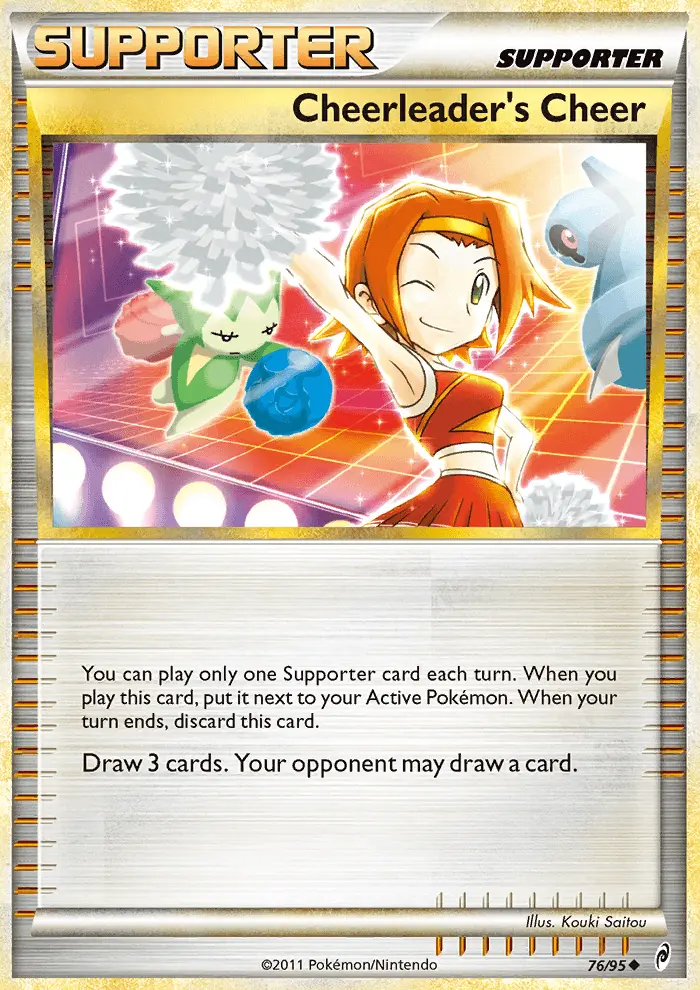 Cheerleader's Cheer Uncommon rarity Call of Legends Pokémon card price — $1.62