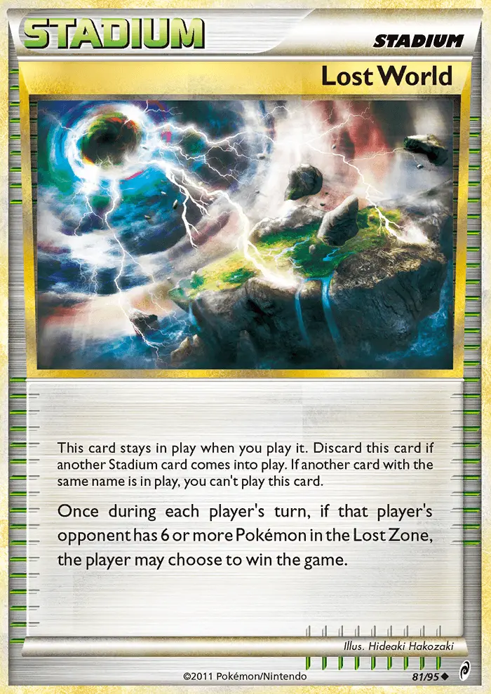 Lost World Uncommon rarity Call of Legends Pokémon card price — $9.89