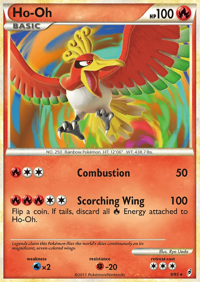 Ho-Oh Holo Rare rarity Call of Legends Pokémon card price — $36.05