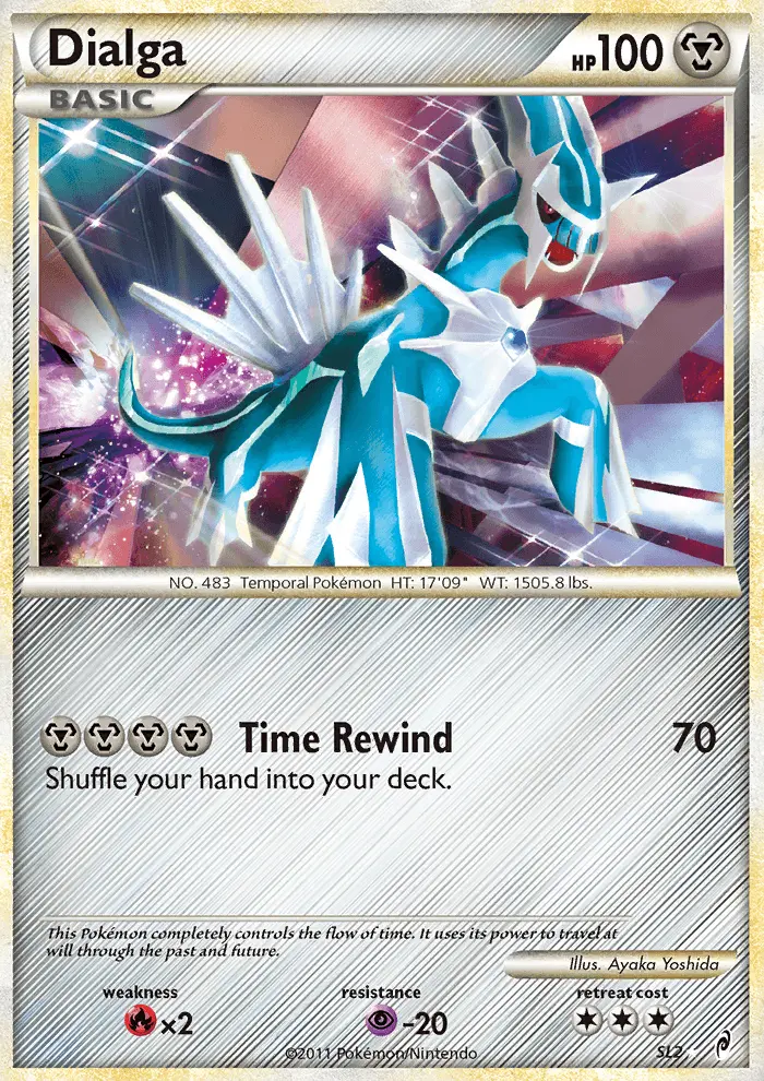 Dialga Holo Rare rarity Call of Legends Pokémon card price — $6.78