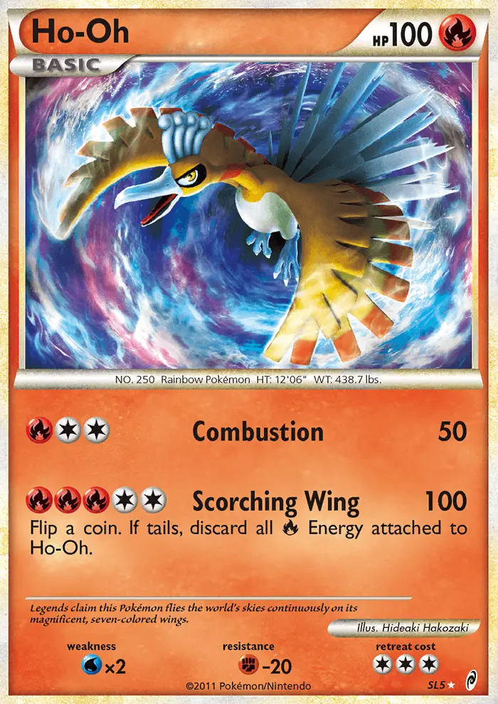 Ho-Oh Holo Rare rarity Call of Legends Pokémon card price — $17.28