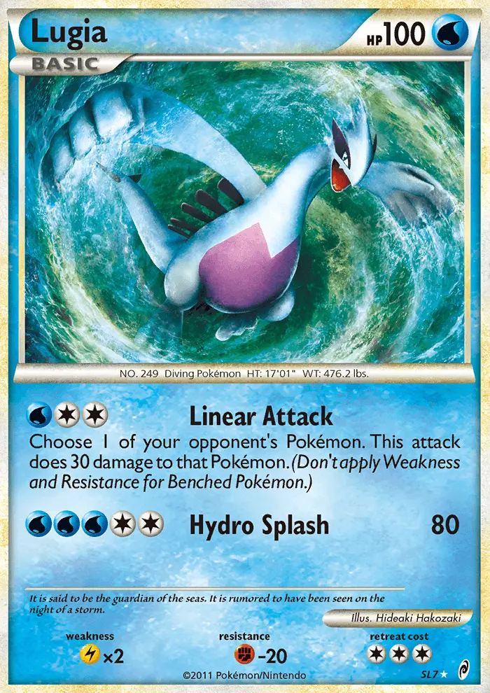 Lugia Holo Rare rarity Call of Legends Pokémon card price — $77.14