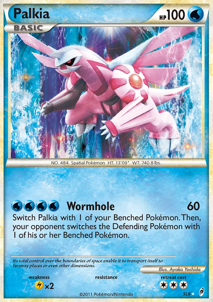 Palkia Holo Rare rarity Call of Legends Pokémon card price — $28.05