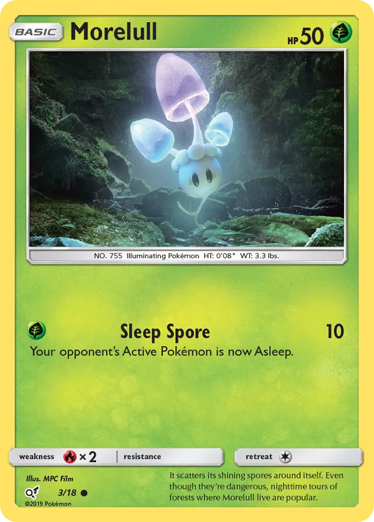 Morelull Common rarity Detective Pikachu Pokémon card price — $0.43
