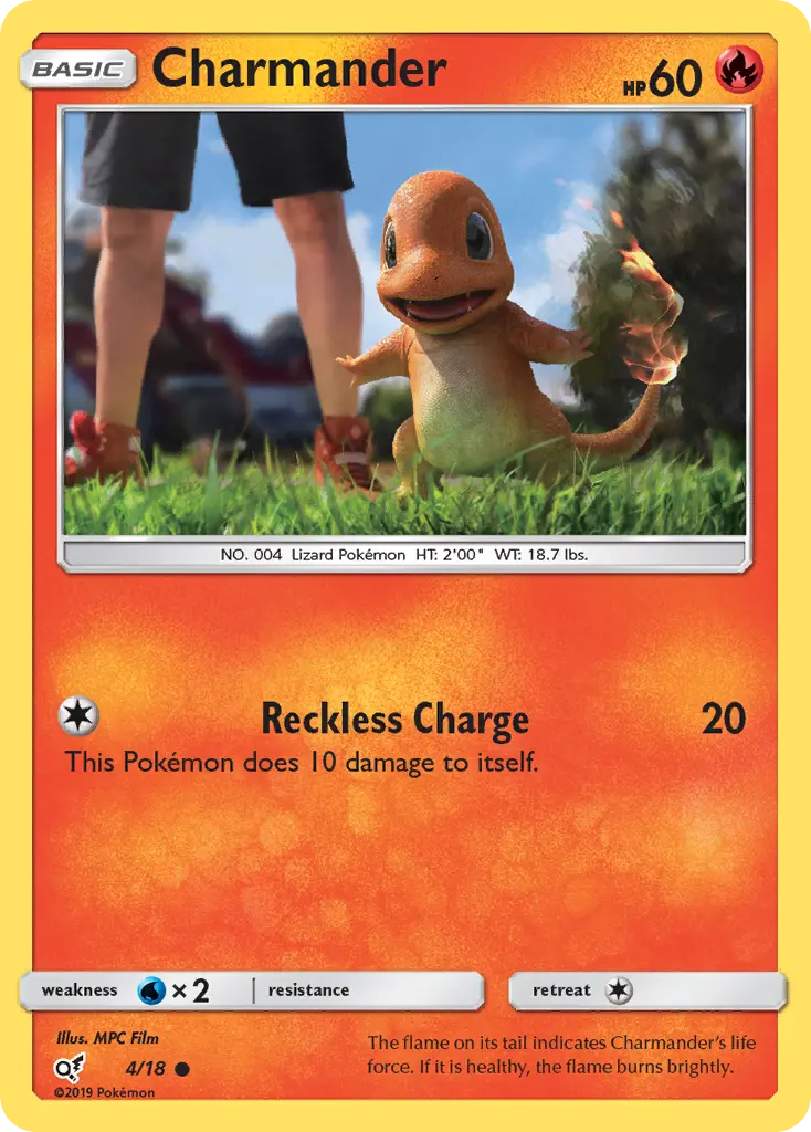 Charmander Common rarity Detective Pikachu Pokémon card price — $0.66