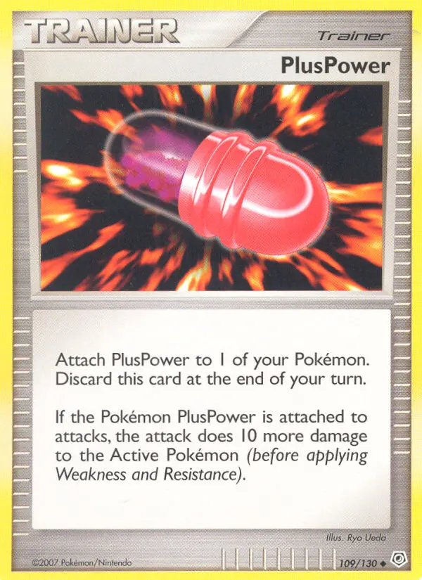PlusPower Uncommon rarity Diamond & Pearl Pokémon card price — $1.42