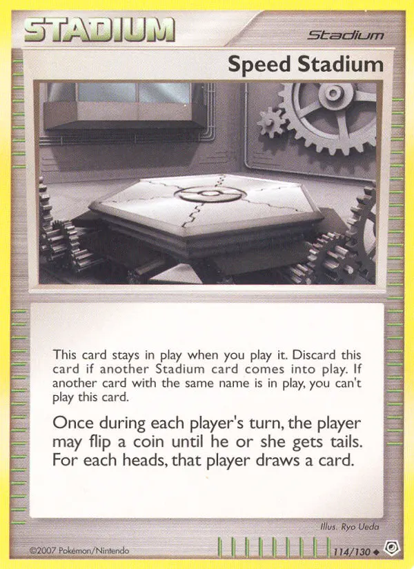 Speed Stadium Uncommon rarity Diamond & Pearl Pokémon card price — $2.07