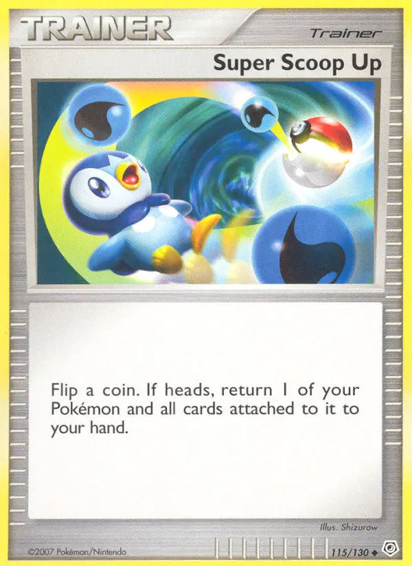 Super Scoop Up Uncommon rarity Diamond & Pearl Pokémon card price — $11.24