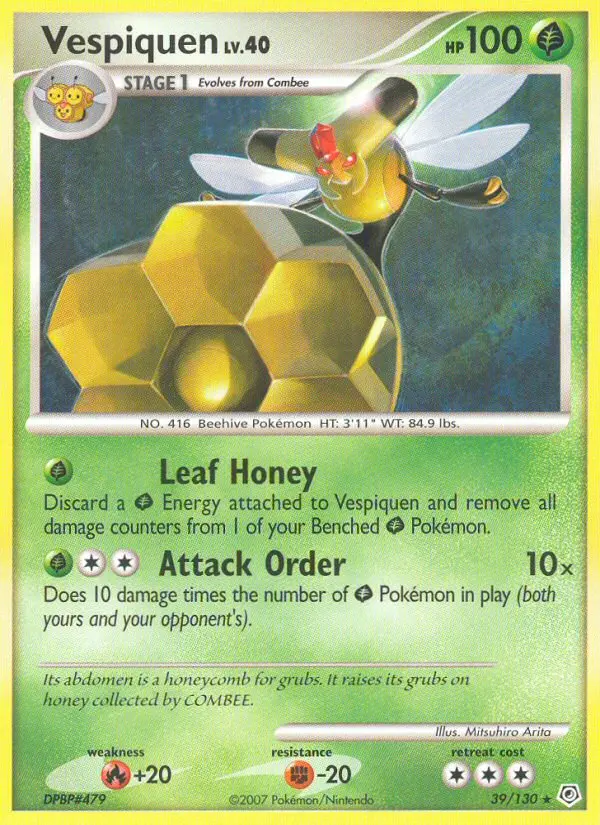 Vespiquen Rare rarity Diamond & Pearl Pokémon card price — $3.46
