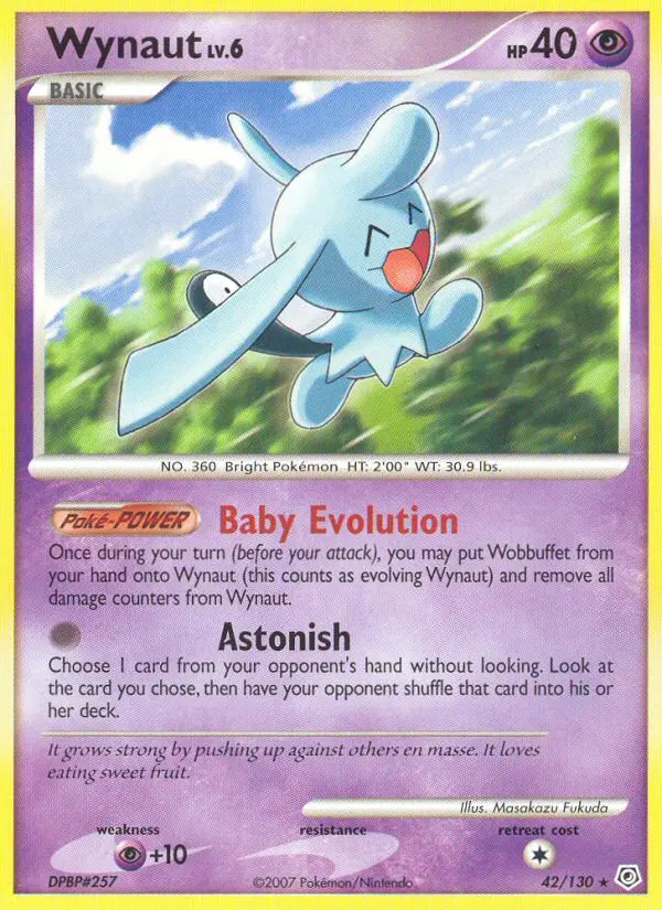 Wynaut Rare rarity Diamond & Pearl Pokémon card price — $6.16