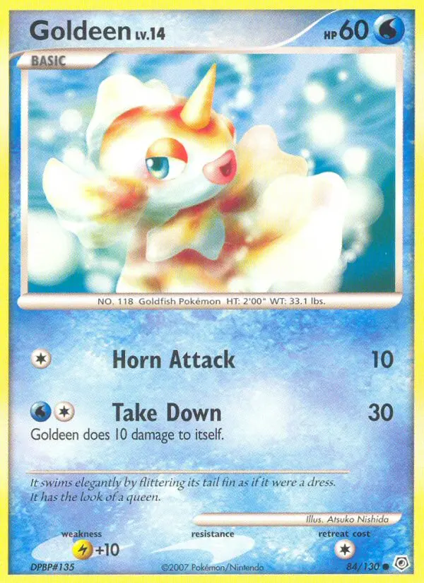 Goldeen Common rarity Diamond & Pearl Pokémon card price — $1.93