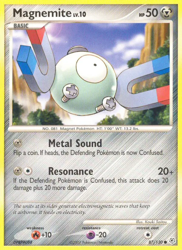Magnemite Common rarity Diamond & Pearl Pokémon card price — $4.99