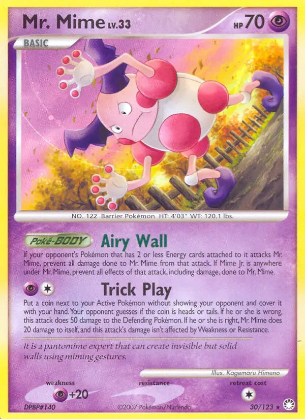 Mr. Mime Rare rarity Mysterious Treasures Pokémon card price — $5.68