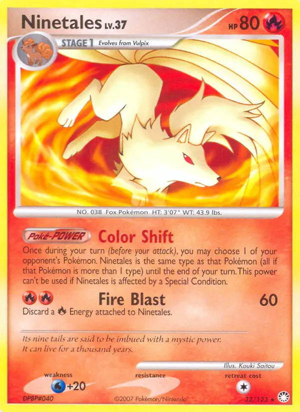 Ninetales Rare rarity Mysterious Treasures Pokémon card price — $42.95