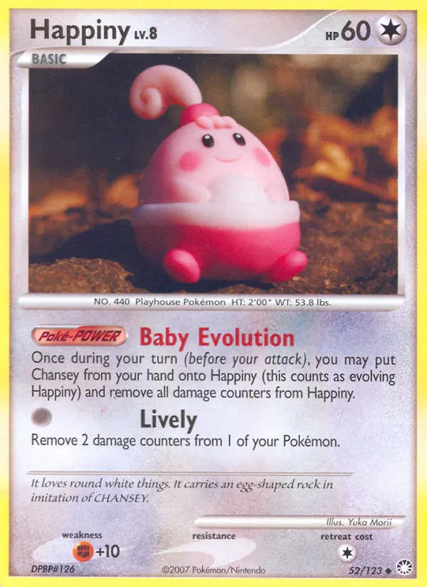 Happiny Uncommon rarity Mysterious Treasures Pokémon card price — $24.97