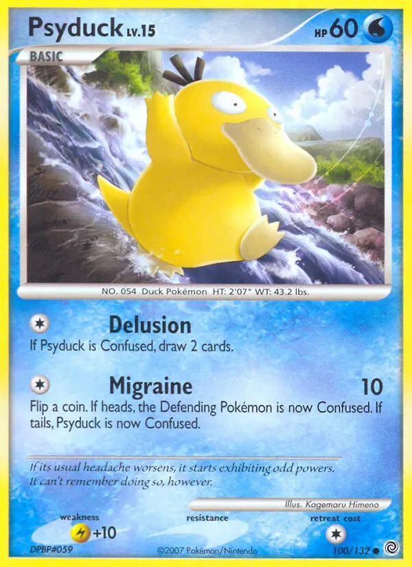 Psyduck Common rarity Secret Wonders Pokémon card price — $45.99