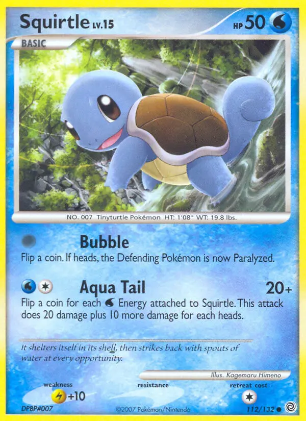 Squirtle Common rarity Secret Wonders Pokémon card price — $18.65