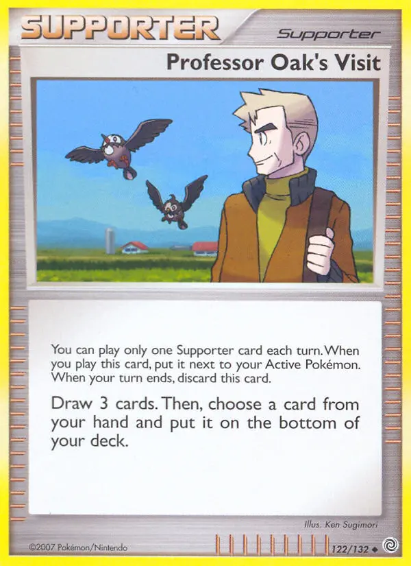 Professor Oak's Visit Uncommon rarity Secret Wonders Pokémon card price — $2.00