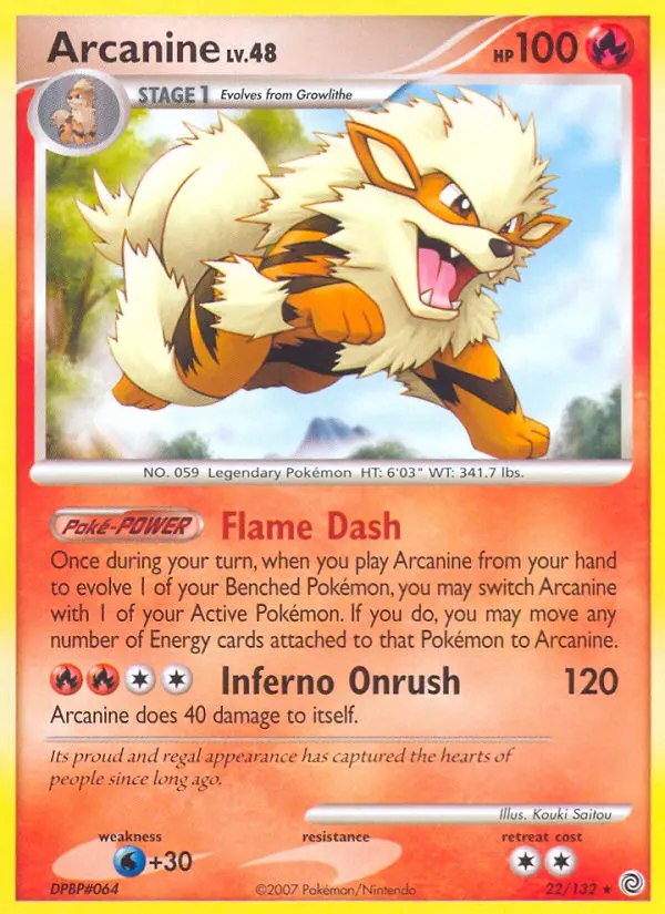 Arcanine Rare rarity Secret Wonders Pokémon card price — $35.60
