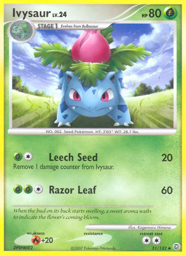 Ivysaur Uncommon rarity Secret Wonders Pokémon card price — $10.74