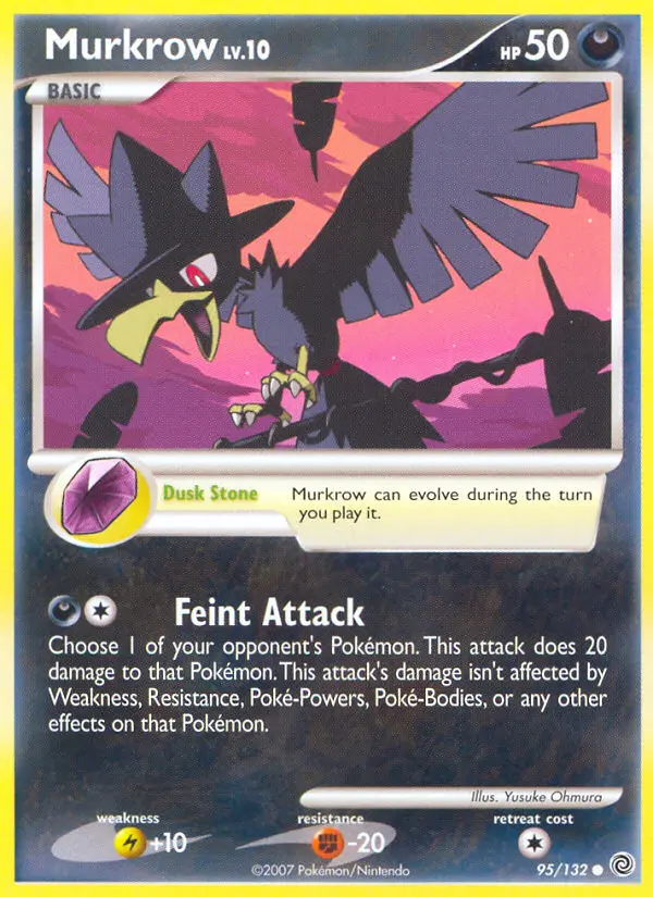 Murkrow Common rarity Secret Wonders Pokémon card price — $7.36