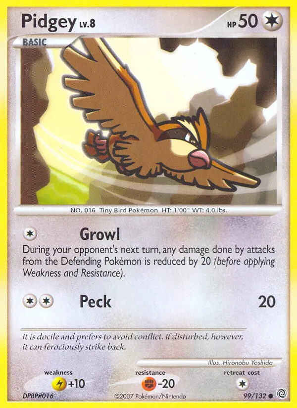 Pidgey Common rarity Secret Wonders Pokémon card price — $5.17