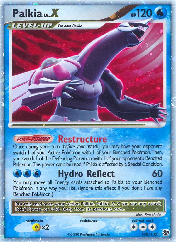 Palkia Holo Rare rarity Great Encounters Pokémon card price — $186.66
